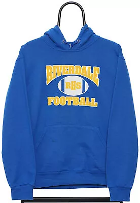 Buy Vintage Riverdale Football Graphic Blue Hoodie - Small • 21£