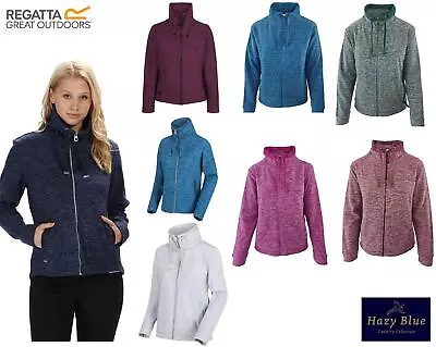 Buy Regatta Hazy Blue  Womens Zyranda Ezri Lightweight Full Zip Micro Fleece Jacket • 16.99£