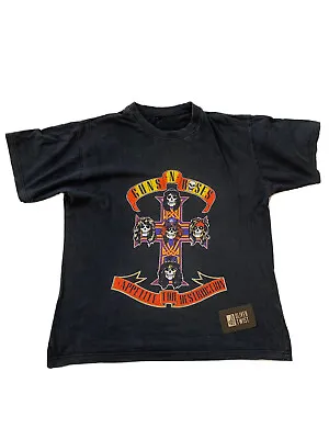 Buy Guns N Roses 2006 Tour T-shirt (M) Medium Black Band Tee Vintage Destruction And • 39.99£