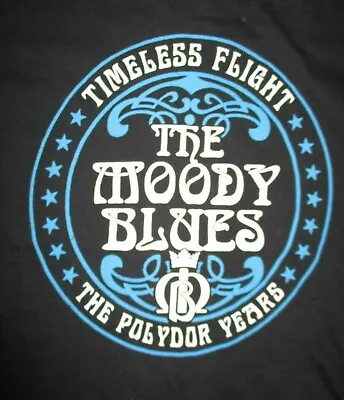 Buy 2013 MOODY BLUES  Timeless Flight - The Polydor Years  Concert Tour (SM) T-Shirt • 28.82£