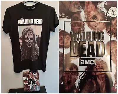 Buy The Walking Dead AMC T-Shirt 2016 With Original Metal Container  • 16£
