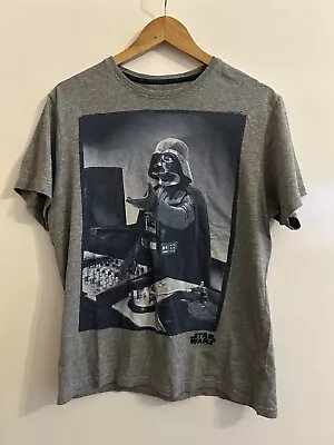 Buy STAR WARS Darth Vader Mens T-Shirt Grey Medium • 2.99£