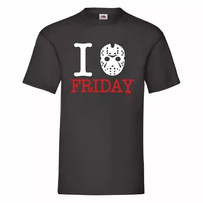 Buy Friday The 13th I Love Fridays T Shirt Small-3XL • 11.99£