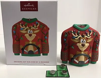 Buy 2022 Hallmark Keepsake Ornament Ugly Sweater Grandma Got Run Over By A Reindeer • 14.20£