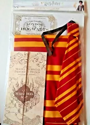 Buy HARRY POTTER Kids Accessory Pack: Scarf/Tie/Marauders Map/&Train Ticket/3+Yr/New • 8.79£