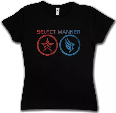Buy SELECT MANNER WOMAN T-SHIRT Jack Commander Mass Good Effect Normandy Sheppard • 17.13£