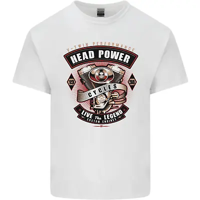 Buy Head Power Motorcycle Motorbike Biker Mens Cotton T-Shirt Tee Top • 10.99£