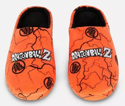 Buy Dragon Ball Z Slippers Mule Orange Embroidered Small 6-7 UK • 19.95£