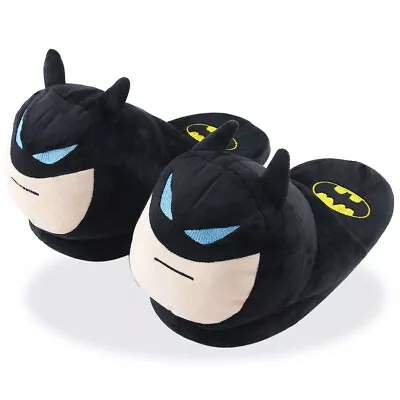 Buy New The Batman Soft Plush Slippers Women Men Cartoon Home Indoor Warm Shoes Gift • 13.79£