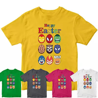 Buy Marvel Egg Hoppy Easter Kids Boys Girls T-Shirts Costume Fancy Dress Tee Top-ED • 7.59£