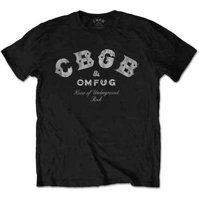 Buy Cbgb Classic Logo Official Tee T-Shirt Mens • 15.99£
