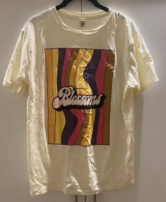 Buy Blossoms T Shirt Pop Rock Band Merch Logo Tee Size Small • 13.50£