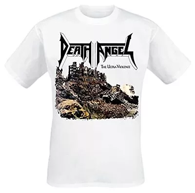 Buy DEATH ANGEL - THE ULTRA-VIOLENCE WHITE - Size XL - New T Shirt - J72z • 17.83£