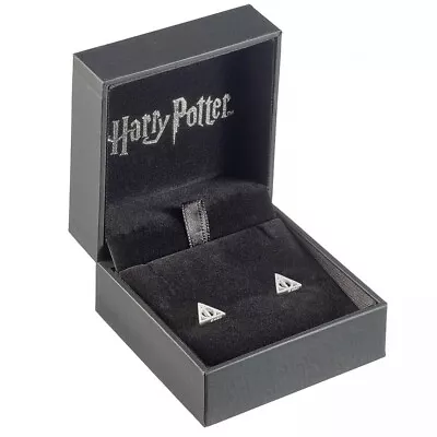 Buy Harry Potter Sterling Silver Earrings Deathly Hallows Birthday Official Product • 31.99£