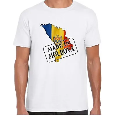 Buy Made In Moldova - Flag And Map - Mens T Shirt - Country, Gift, Tee • 10.99£