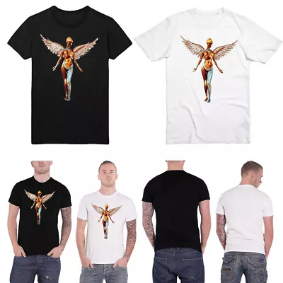 Buy Nirvana T-Shirt Angelic In Utero Band Official Black New` • 11.49£
