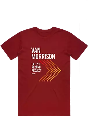 Buy OFFICIAL Van Morrison - Latest Record Project Volume 1 -T Shirt Red RRP £25 • 9.99£