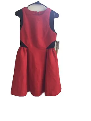 Buy Prabal Gurung X Target Womens Sleeveless Dress With Full Skirt Apple Red 6 NWT • 17£
