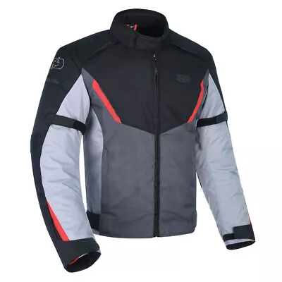 Buy Oxford Delta 1.0 Motorcycle Motorbike Textile Jacket Black / Grey / Red • 119.99£