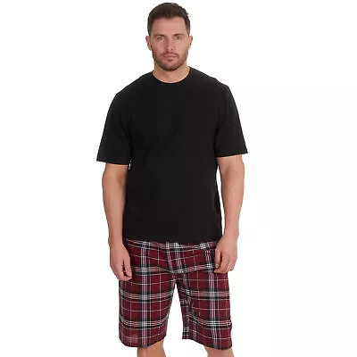 Buy Mens Shorty Pyjamas T-Shirt And Shorts Pyjama Set Summer Medium Large XL XXL UK • 9.99£