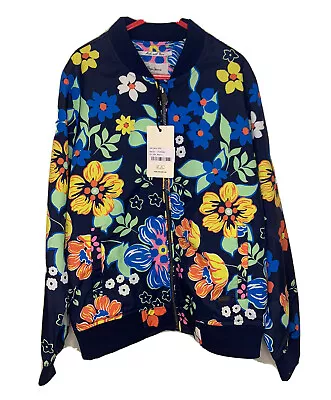Buy Pepe Jeans Jacket Size 10 Rose Style Floral Pattern Bomber Jacket Varsity Jacket • 8.90£
