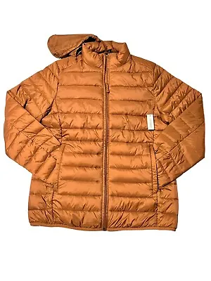Buy Amazon Essentials Men's Lightweight Water-Resistant Puffer Brown Jacket S: Small • 8£
