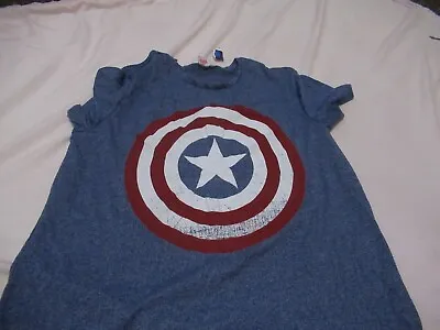 Buy BNWT Avengers Mens Captain Americal T-shirt Size XL • 2£