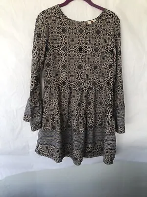 Buy One Clothing Ladies Peasant Style Dress Three Tiers Lightweight Size S • 12.31£
