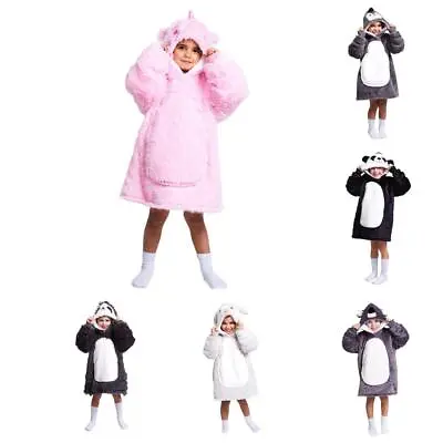 Buy  Snoodie Kids Small Animal Soft Snuggle Oversied Hoodie 3-6 Yrs Various Design • 20.49£
