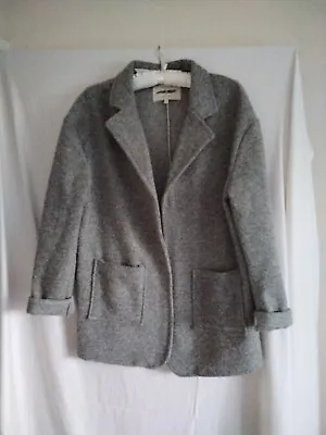 Buy Ladies Grey Next Wool Style Jacket Size 12. • 0.99£