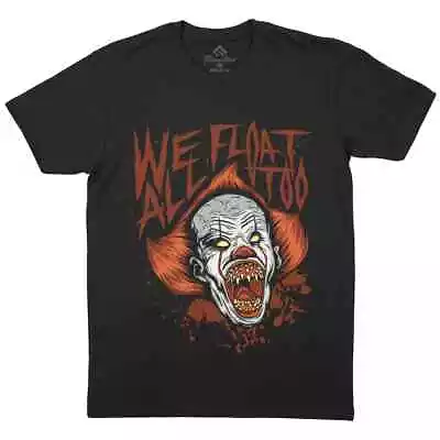 Buy We All Float Too T-Shirt Horror Pennywise Clown We All Float Down Here Evil E163 • 11.99£