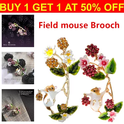 Buy Cute Enamel Costume Jewellery Field Mouse Brooch Cute Cool Chill Enamel Pin • 4.99£