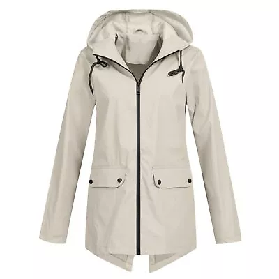 Buy Outdoor UK Jacket Coat Womens Waterproof Raincoat Ladies Wind Rain Forest NEW • 14.45£