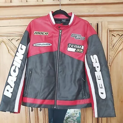 Buy Women's Urban Outfitters Iets Frans Motocross Jacket Size L WORN ONCE • 44.99£