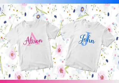 Buy Personalised Your Name Married Couple T-shirt Love Friendship BFF Kids Gifts • 9.99£