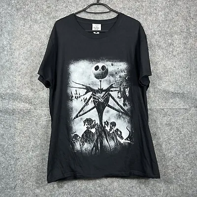 Buy The Nightmare Before Christmas T Shirt Size Large Jack Skellington Graphic Print • 17£