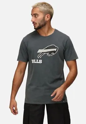 Buy Recovered NFL Buffalo Bills Mens T-Shirt Short Sleeve Logo Print Crew Neck Shirt • 24.99£
