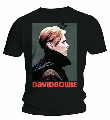 Buy Official David Bowie Low Portrait Mens Black T Shirt David Bowie Classic Tee • 14.50£