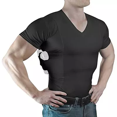 Buy Tactical Concealed Carry T-Shirt With Double Pistol Holster - Left & Right Hand • 41.13£