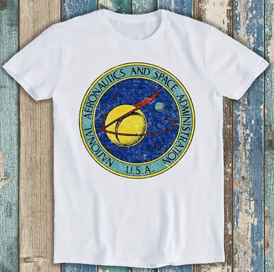 Buy NASA Retro Logo Seal Vintage Retro Funny Gift Tee T Shirt M1295 • 6.35£