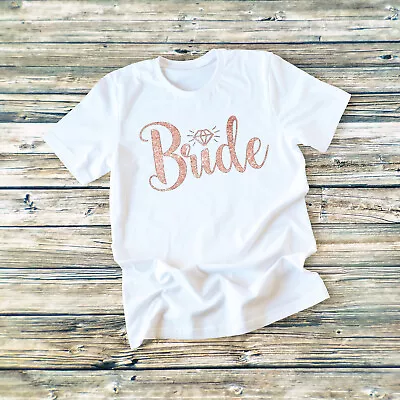 Buy Hen Party T Shirts Bride To Be Bridesmaids Rose Gold XS-4XL • 7.99£