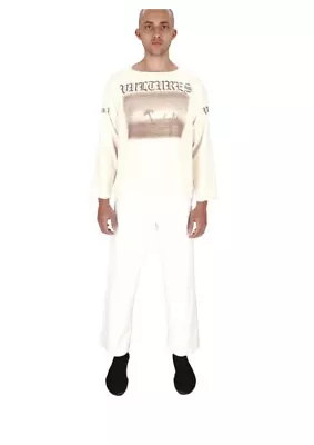 Buy Yeezy Vultures Long Sleeve T Shirt White Kanye West Volume 1 Size 2 • 49.99£
