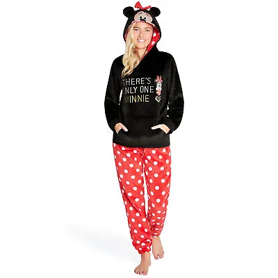 Buy Disney Pyjamas For Women, Fluffy Ladies Fleece Pyjamas - MINNIE MOUSE • 26.49£