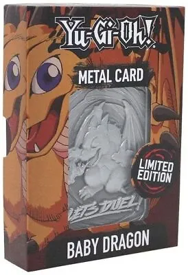 Buy Yu-Gi-Oh - Limited Edition Metal Collectible - Baby Dragon - GIFT IDEA MERCH NEW • 13.99£