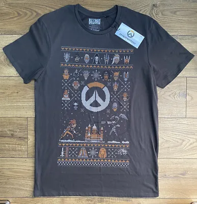 Buy Jinx Overwatch Christmas T-shirt - Rare - Men’s Medium - Blizzard Entertainment • 14.99£