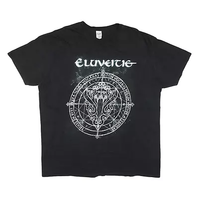Buy GILDAN Eluveitie Mens Band T-Shirt Black 2XL • 24.99£
