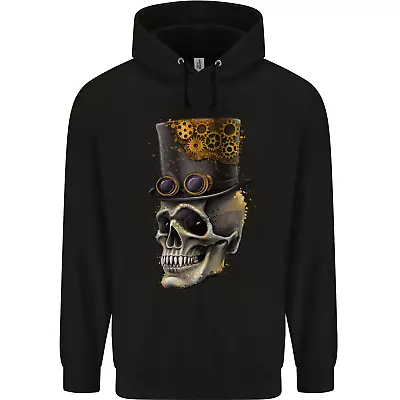 Buy Steampunk Skull Mens 80% Cotton Hoodie • 19.99£