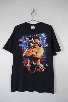 Buy Vintage 1998 WWF The Rock Layin The Smack Down T Shirt Large Attitude Era WWE • 109.99£