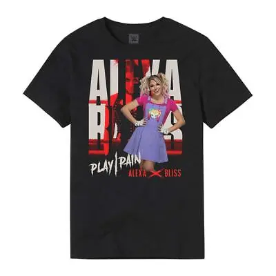 Buy Wwe Alexa Bliss “play/pain” Phototype Graphic Official T-shirt All Sizes New • 24.99£