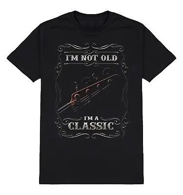 Buy Mens BASS GUITAR T-Shirt Im Not Old Im A Classic Music Birthday Gift Guitarist • 10.99£